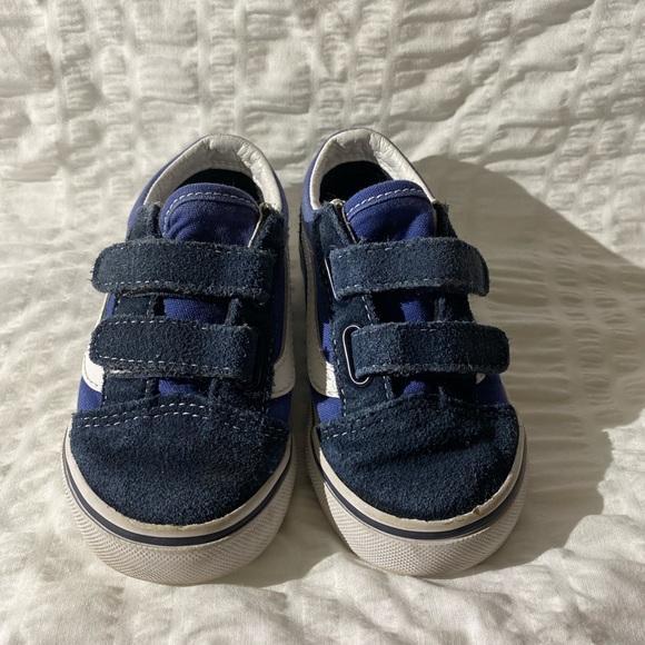 Child size 8 Blue Vans. In good used condition. - Picture 2 of 8